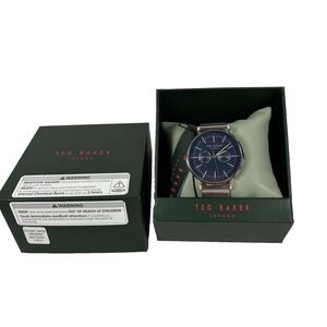 New Ted Baker London Phylipa Gents Timeless Blue Dial 41mm Watch BKPPGS403